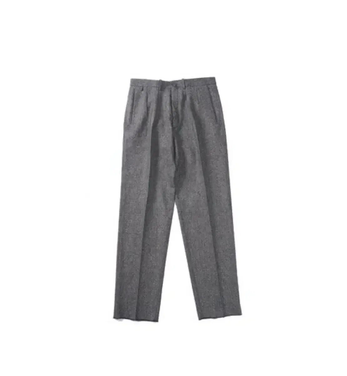 Bernard Jean Herringbone Double-pleated Wool Pants