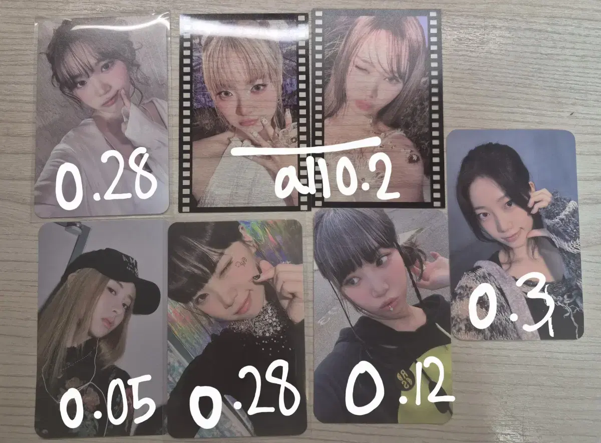 ive nmixx le sserafim iu photocard Quick sale