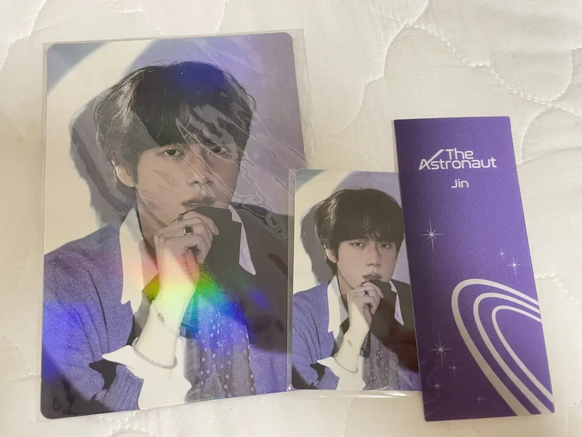 bts jin seokjin the astronaut photocard photocard