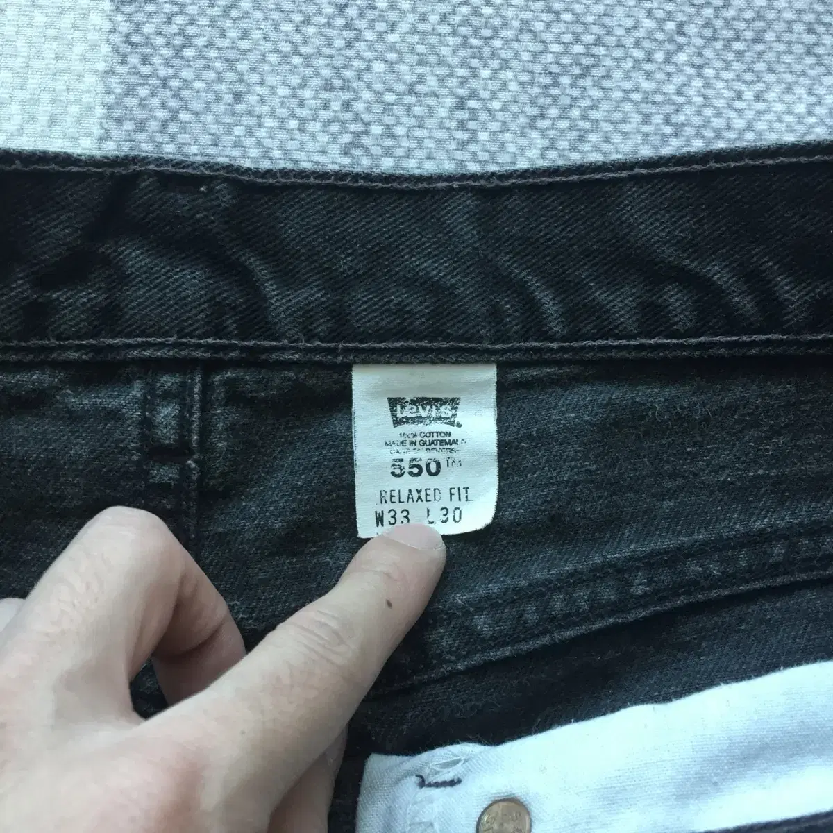 90s levis 550 black