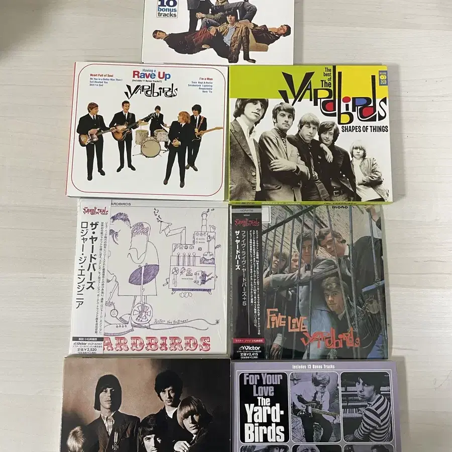 The yardbirds 야드버즈 CD 에릭클랩튼 제프벡 지미페이지