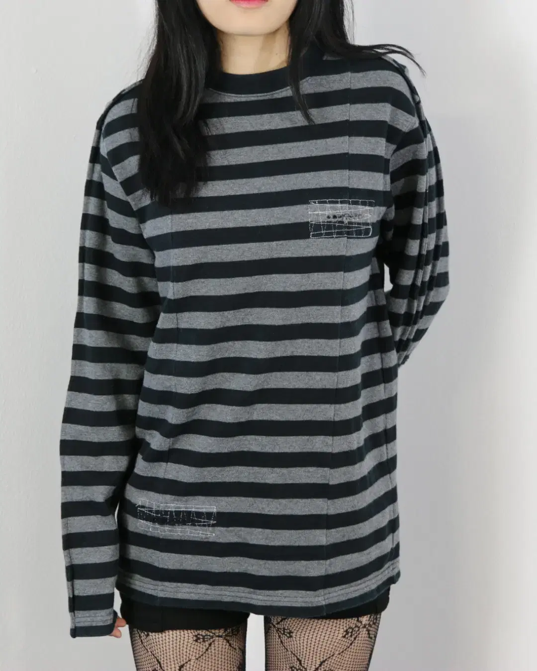 Stitch Point Stripe Long Sleeve