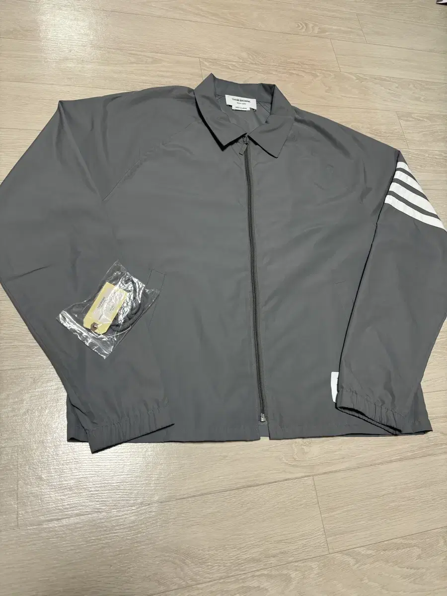 [S+/3Size]Thom Browne Diagonal Armband Windbreaker Men's Jacket