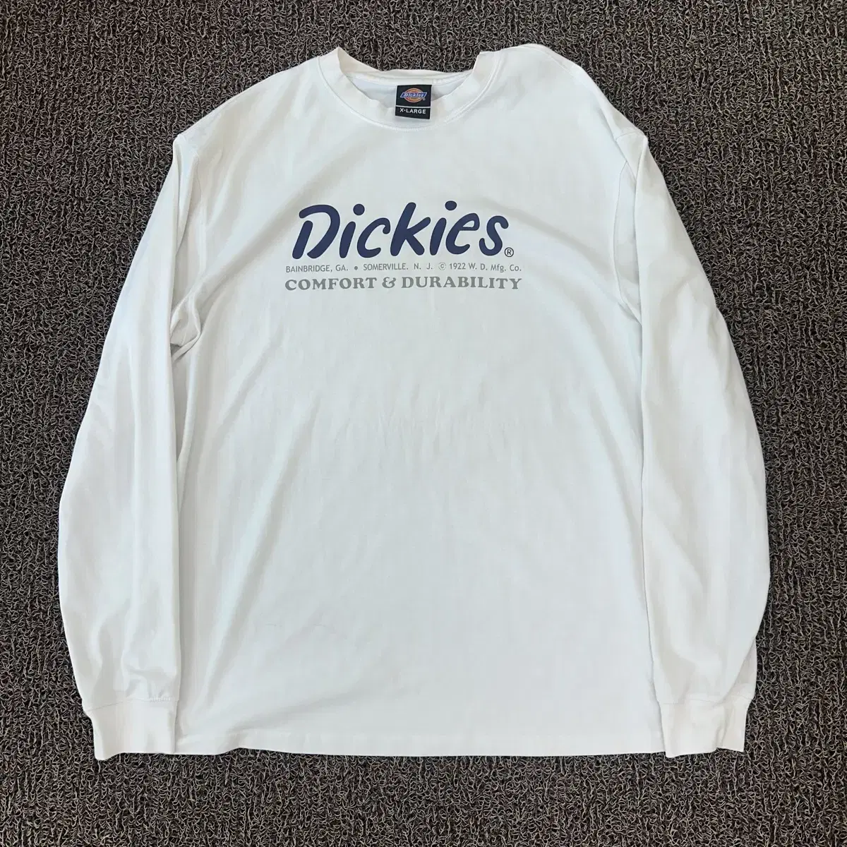 Dickies 디키즈 남성 긴팔 티셔츠 화이트 XL