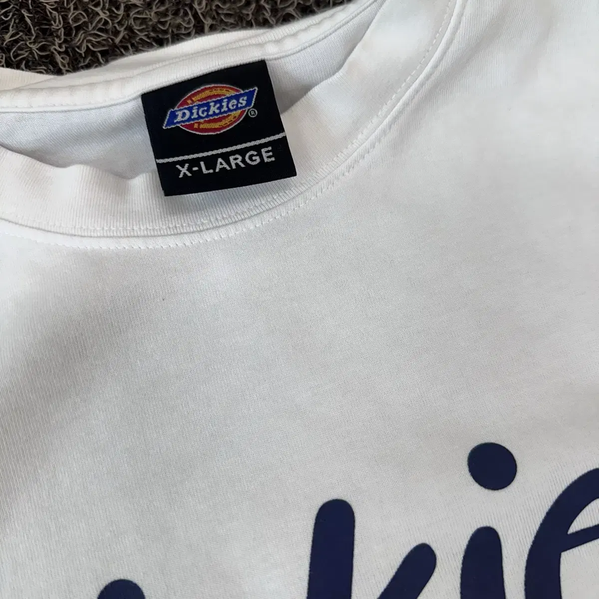 Dickies 디키즈 남성 긴팔 티셔츠 화이트 XL