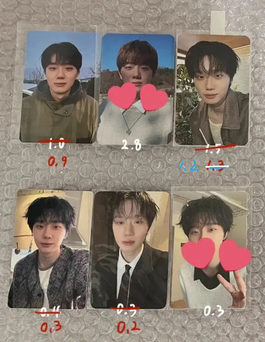 WTS of haemorrhagic photocards