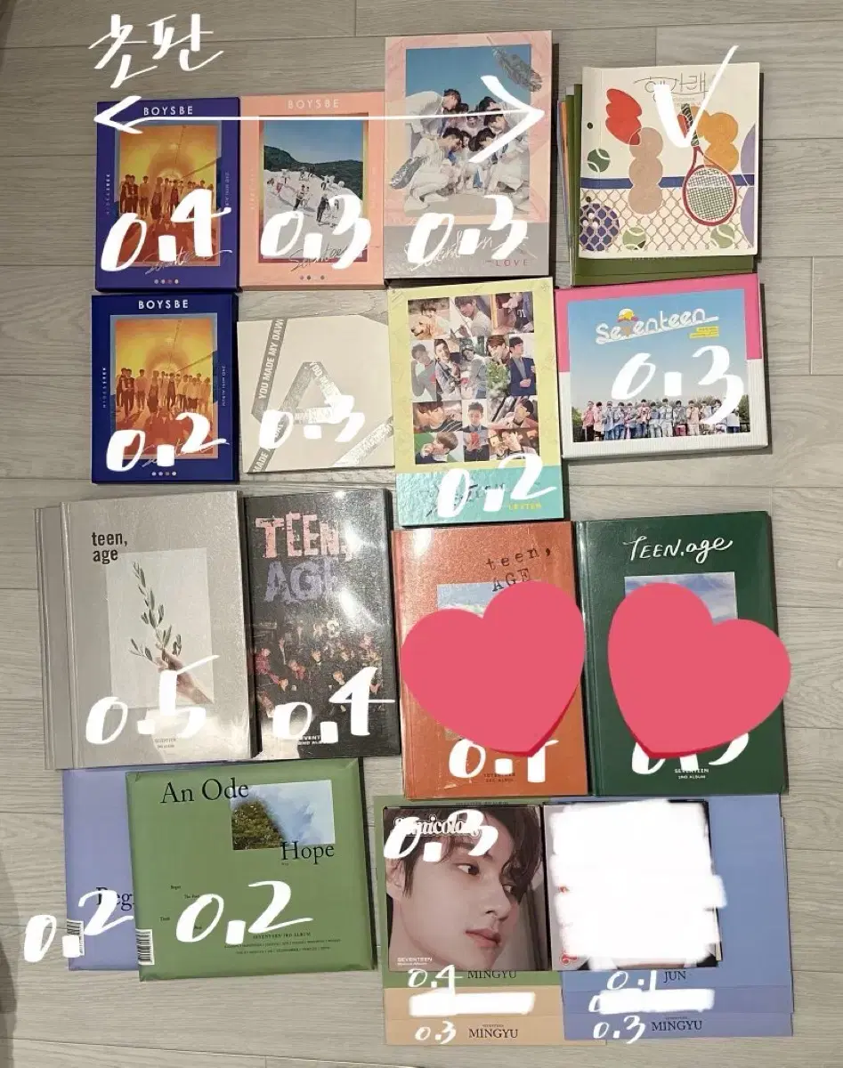 Seventeen unsealed album clap home run wonwoo rinse unodd hope