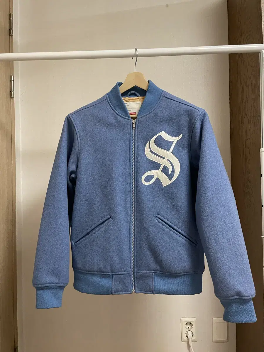 [M]Supreme Wool Varsity Jacket