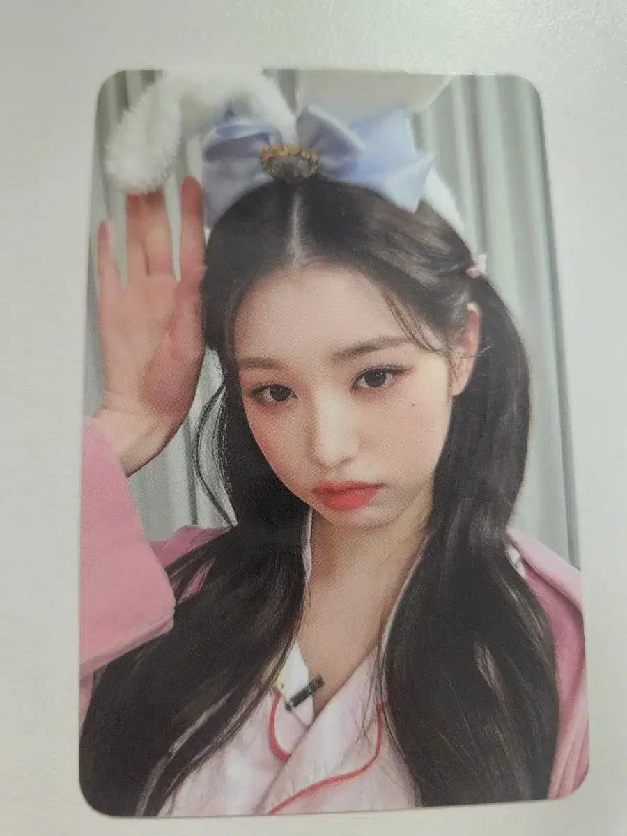 ive jang wonyoung pajamas pajamas photocard with light dance video