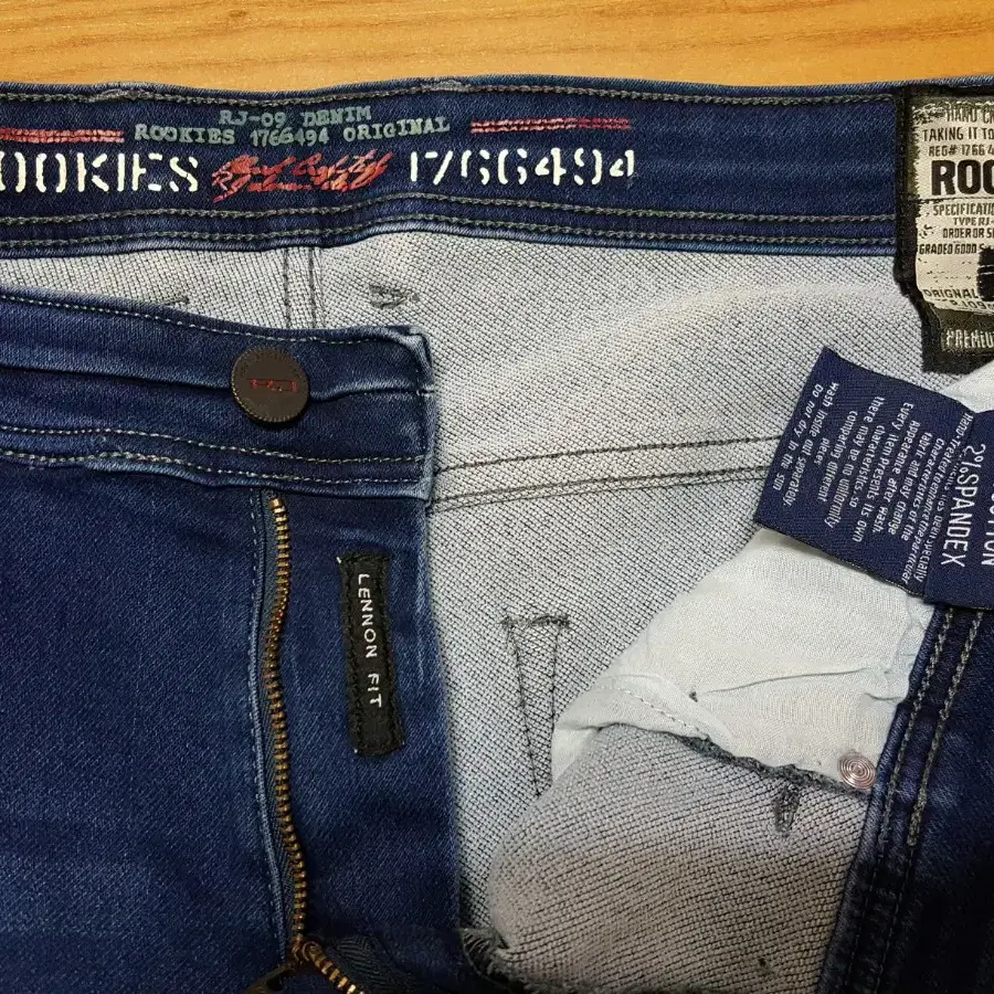 1착)무신사 Rookies jeans 추동 스판 슬림핏 남성 청바지 36