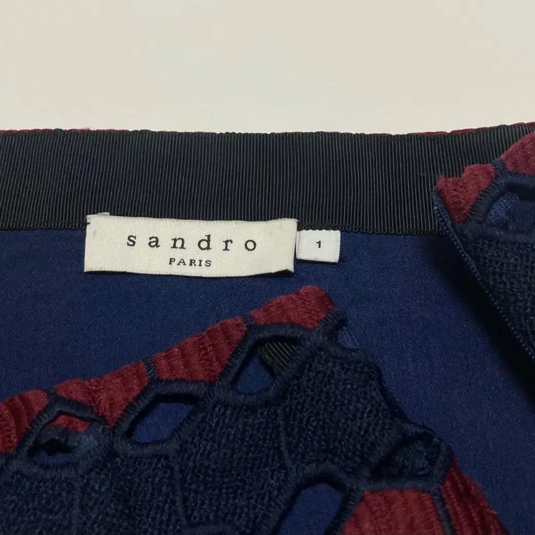 산드로 sandro 레이스 아일렛 셋업