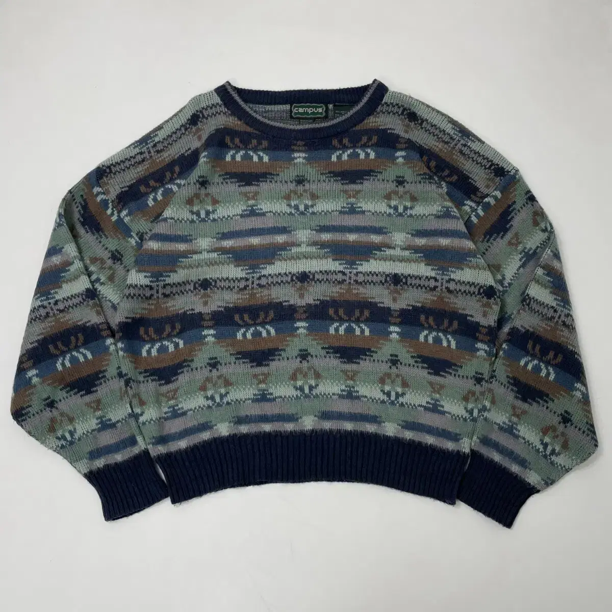 Campus Overfit Pattern Knit