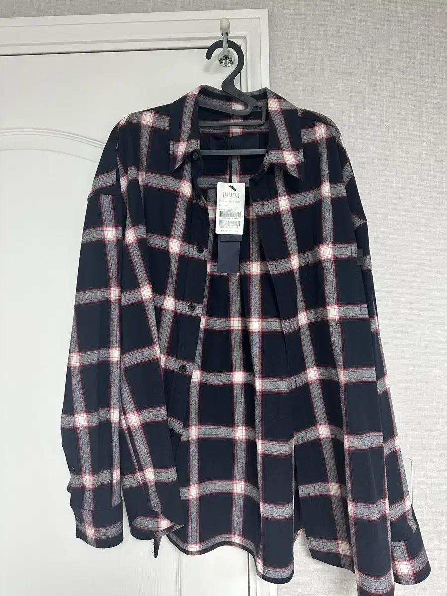 [46] Junji Overfit Check Shirt