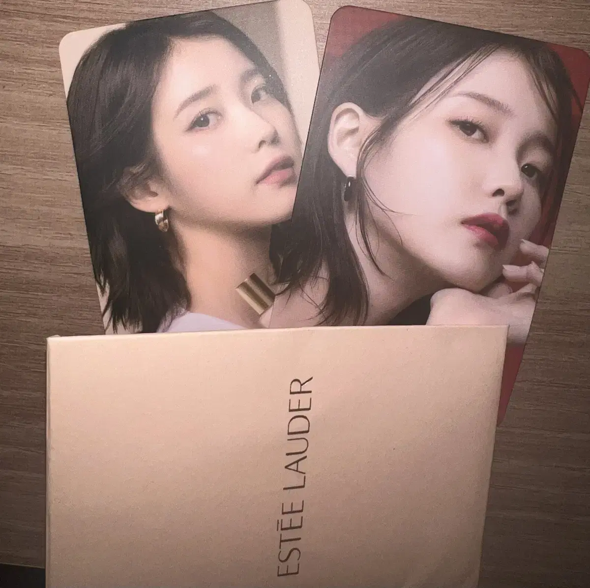 IU Estee Lauder Photo Card