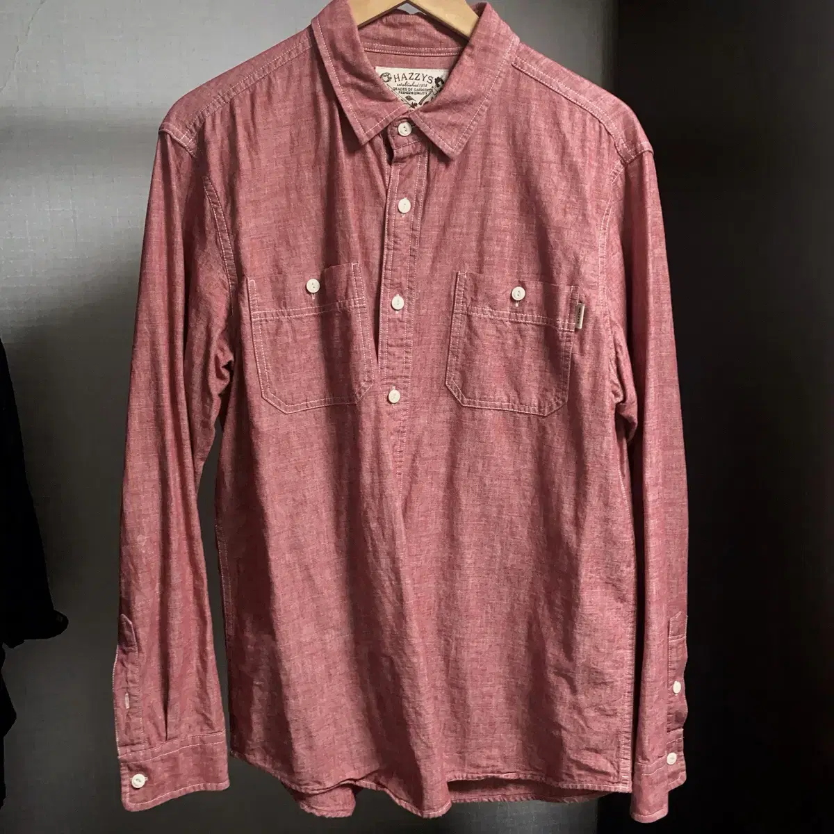 Haggis Chambray Shirt Pink 105