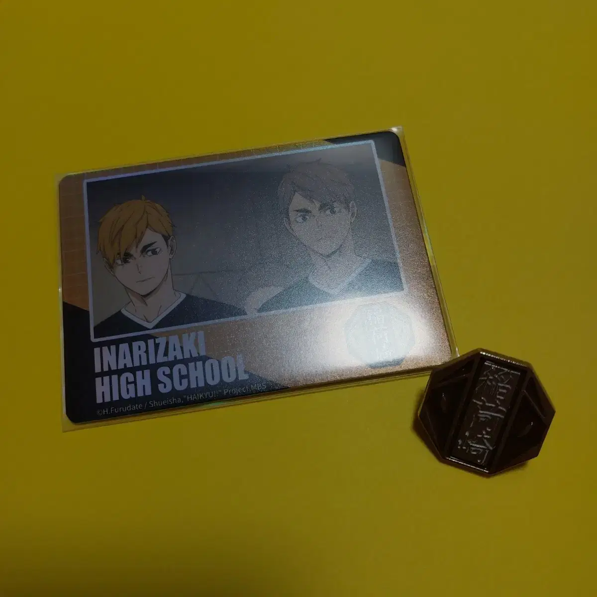 Haikyuu Inarizaki Photo Card and Pin Badge