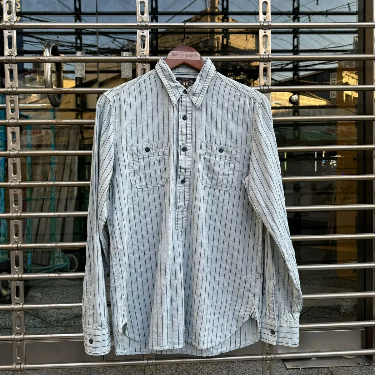 RRL Double L Pullover Shirt (S)