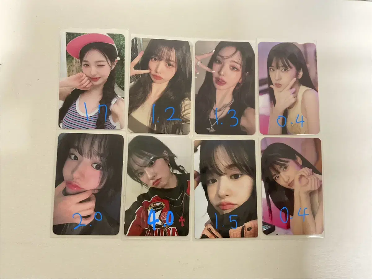 ive jang wonyoung ahn yujin photocard poka