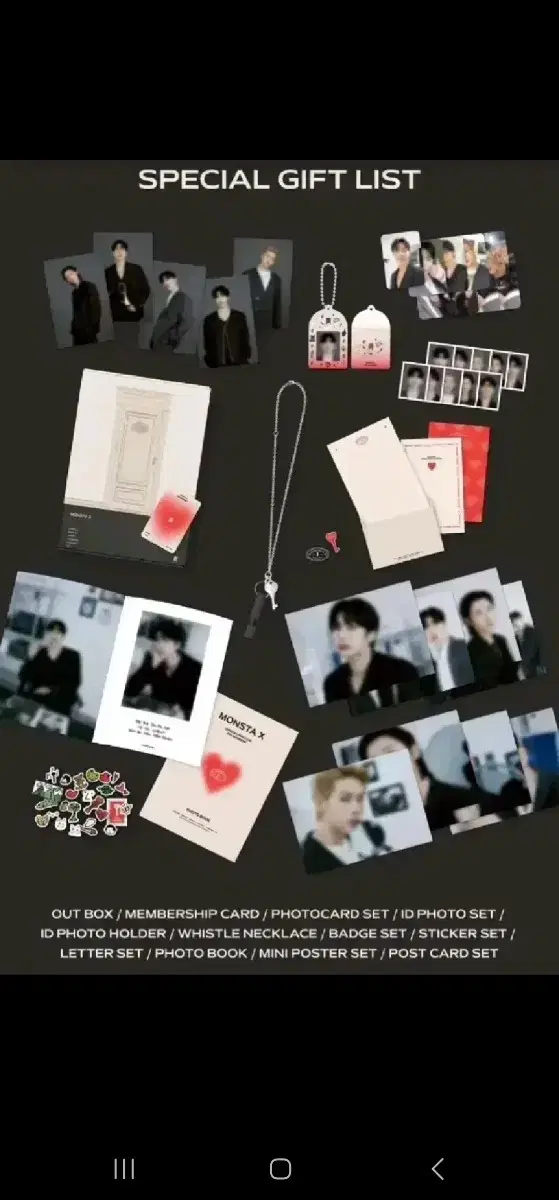 Monsta X Monbebe 8th Fan Club Kit