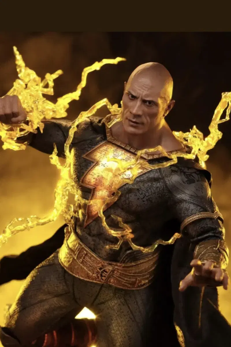 Selling [Unsealed] Hot Toys DX31 Black Adam Golden Armor Deluxe (The Rock).