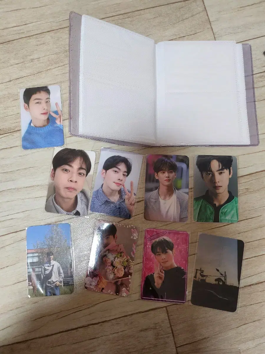 Cha Eunwoo unofficial goods photocard 9+ photocard binders