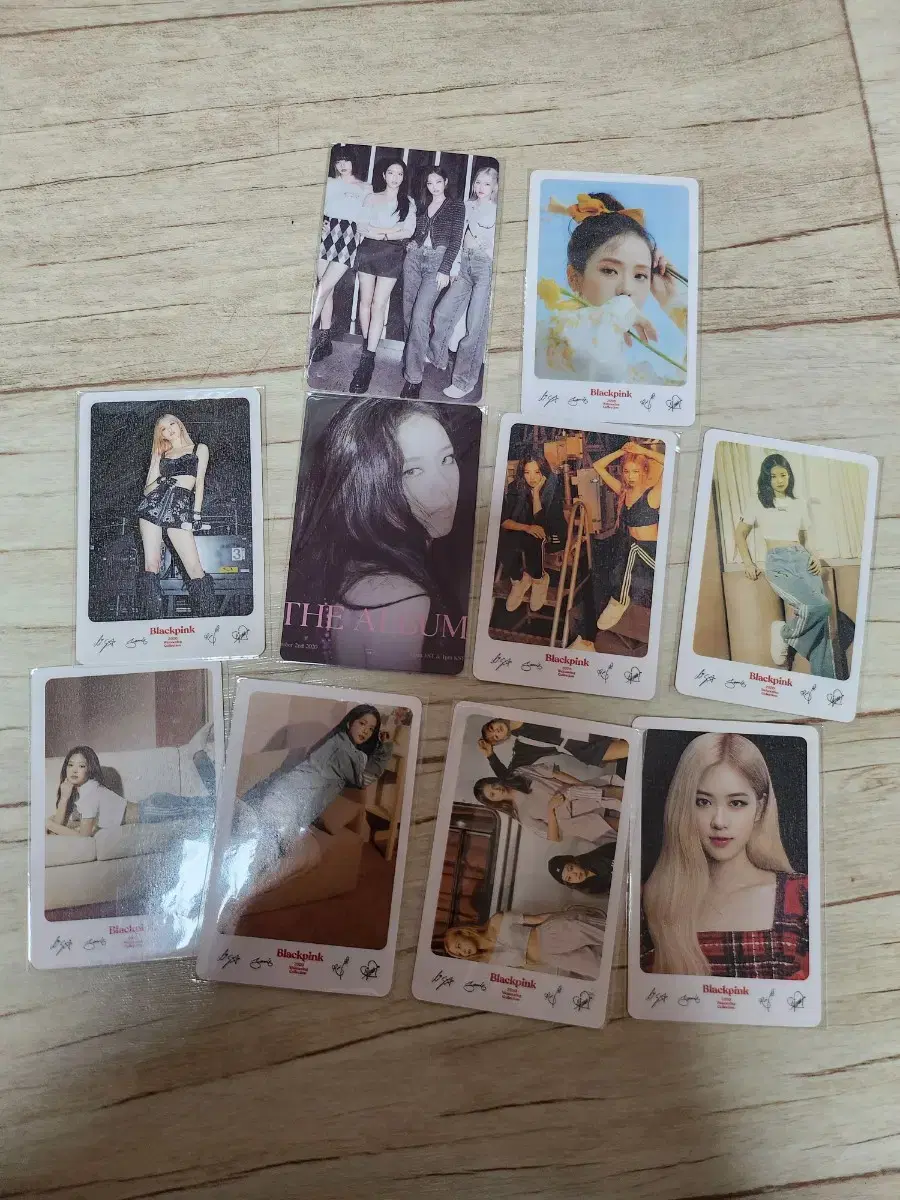 Black Pink jennie lisa jisoo unofficial goods 10 photocards