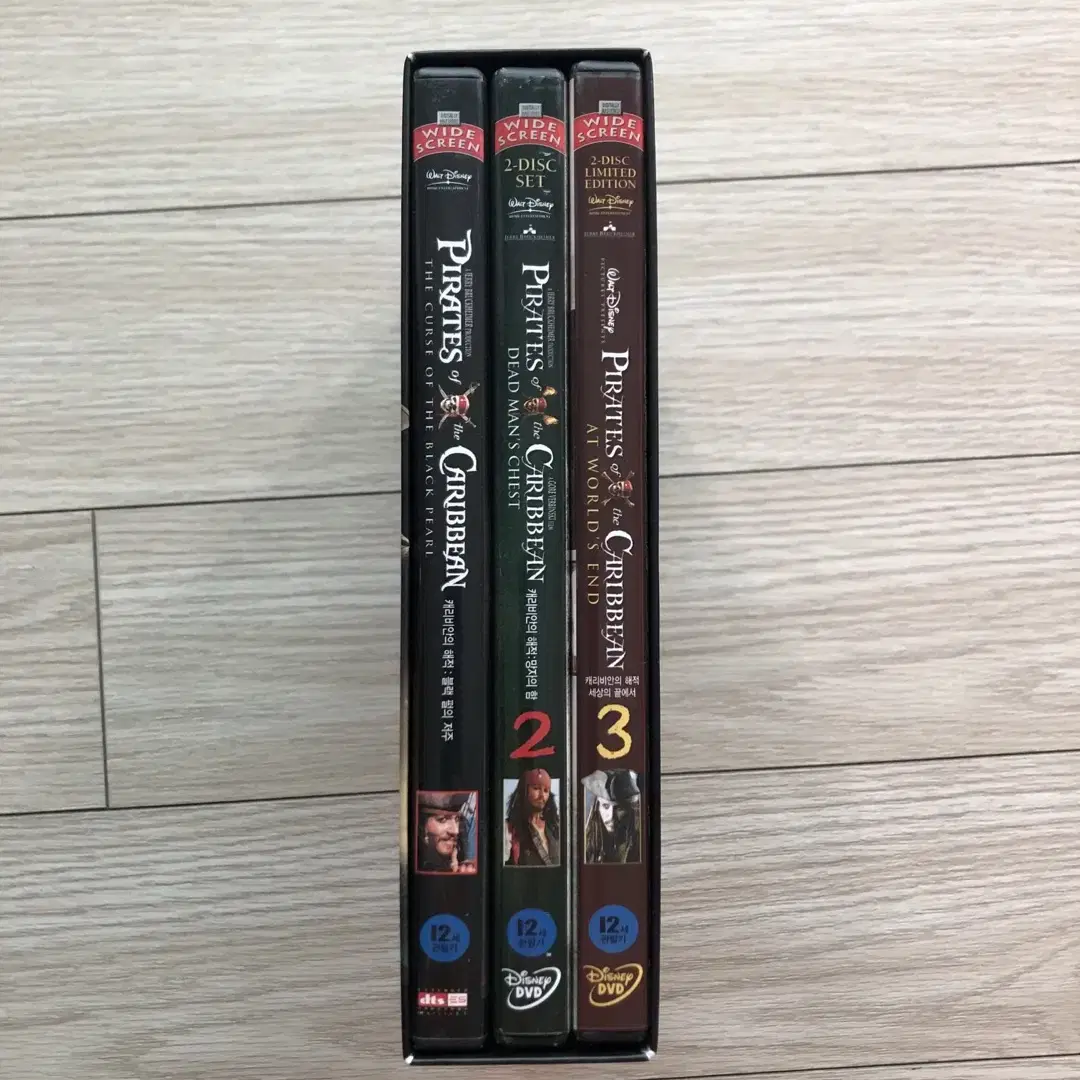 DVD_캐리비안 3팩 박스세트 & 월E 리미티드 에디션 일괄판매