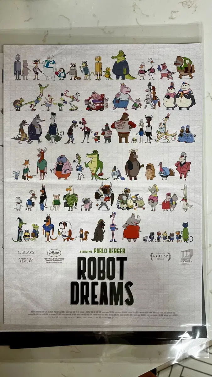 Robot Dream poster (Friends) unsealed