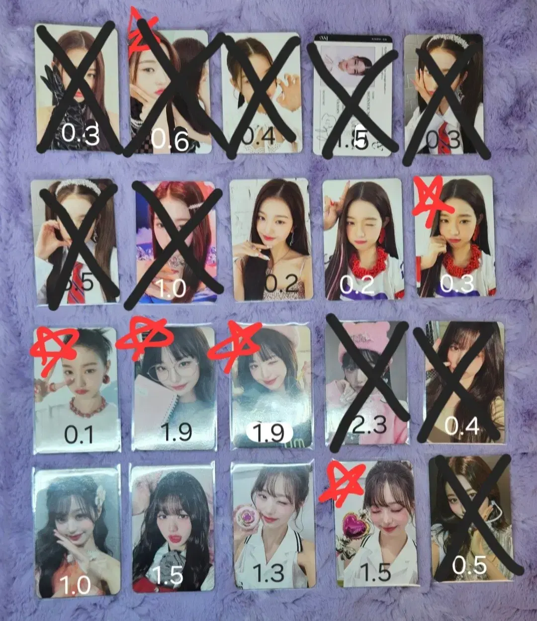 ive photocard wts sell ahn yujin falllay jang wonyoung leeseo elevenaparaaayemmainswitch