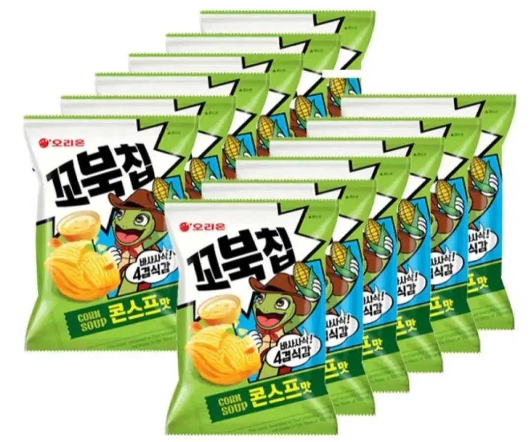 번개최저가 오리온 꼬북칩 콘스프맛80GX12개 10990원