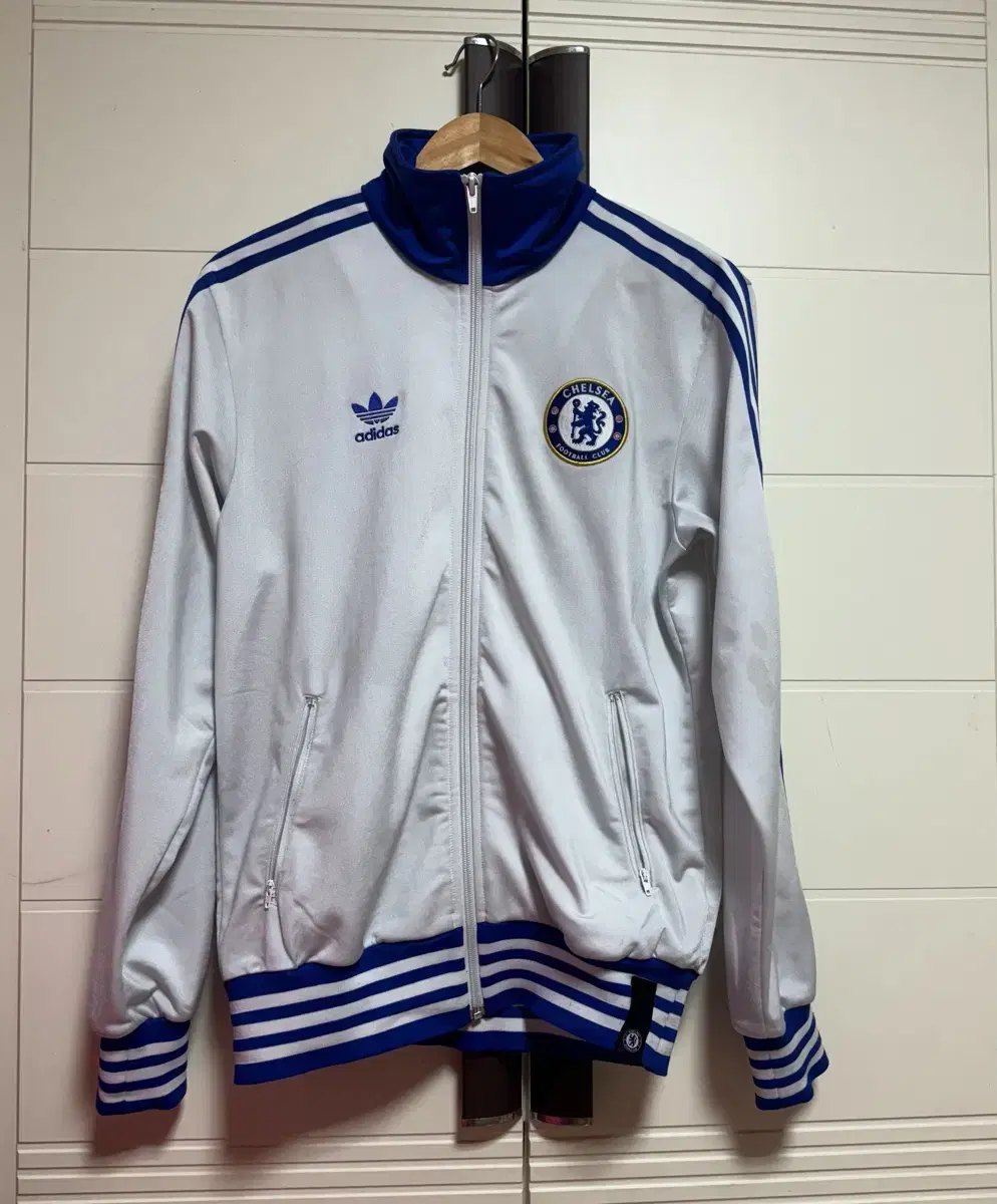 Adidas Firebird Ultra Rare Chelsea Jersey White Wave Track Top White Original