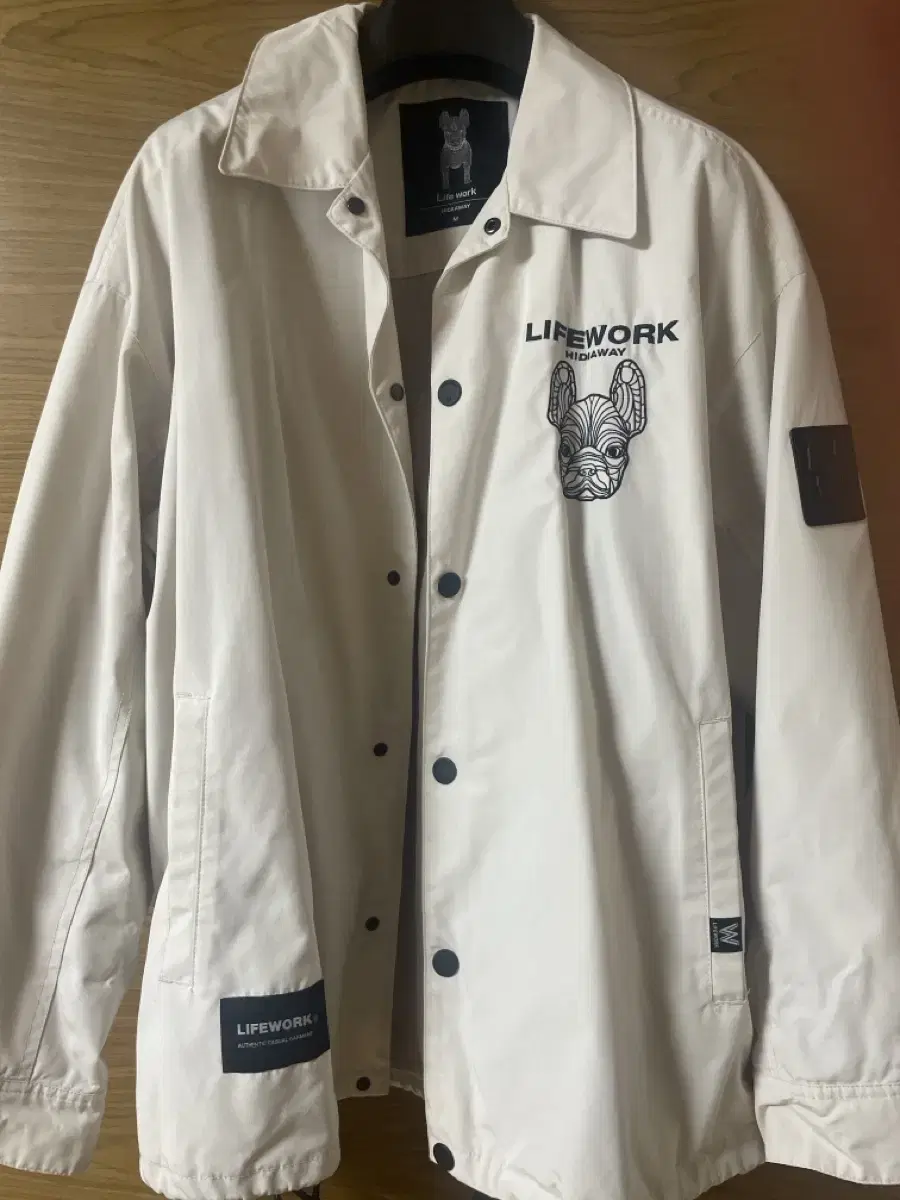 [Life Walk] Radokwapen Coach Jacket_STONE