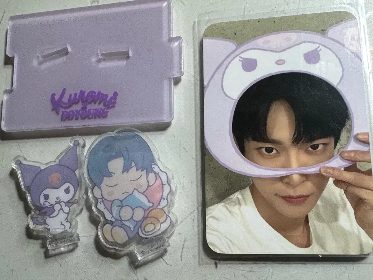 NCT San Rio Acrylic Stand Kuromi Doyoung