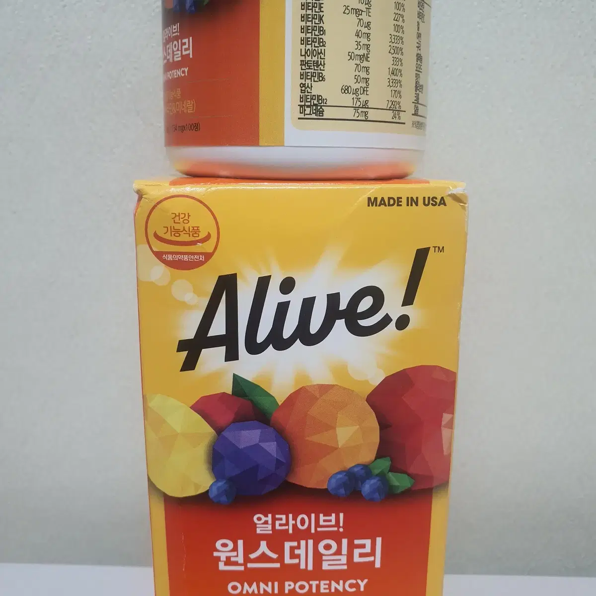 얼라이브 원스데일리 멀티비타민 1,734mg x 100정