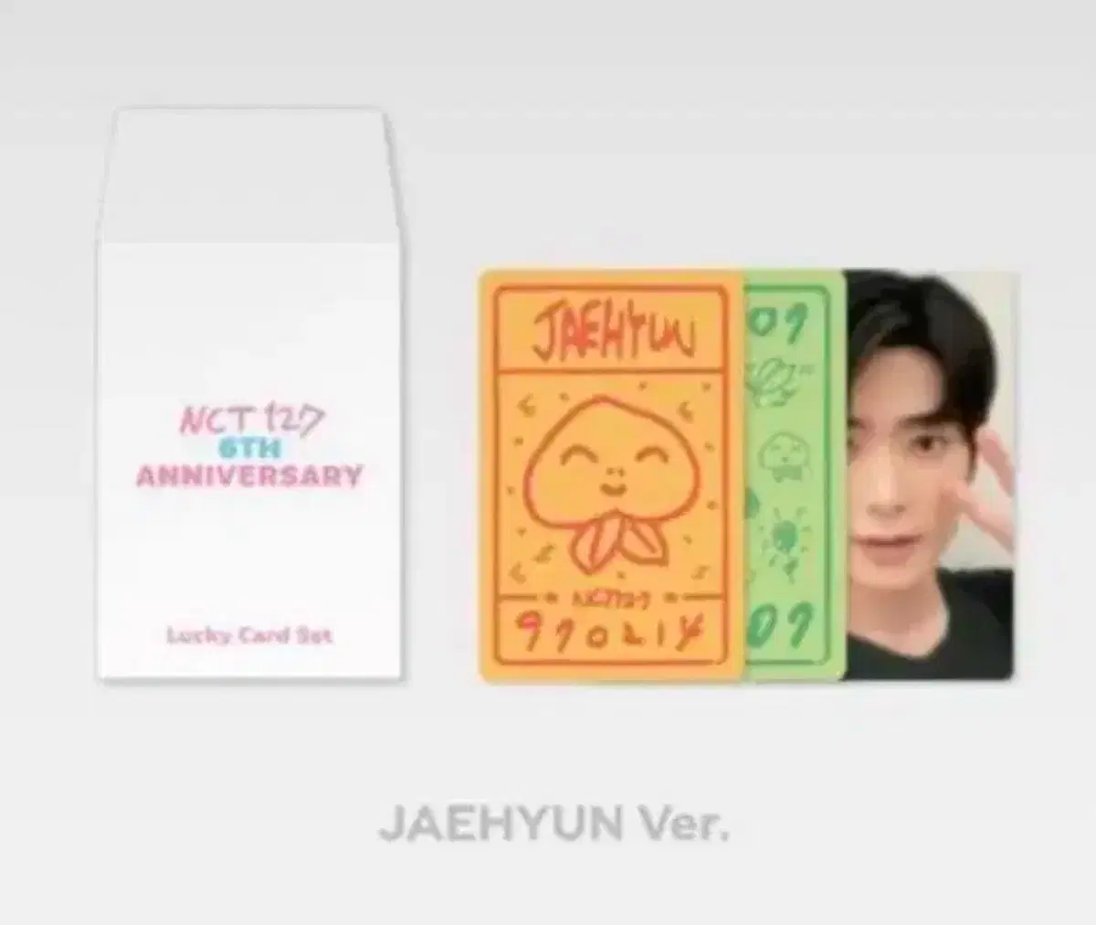 (NEW) nct 127 6th anniversary lucky card set amulet jaehyun