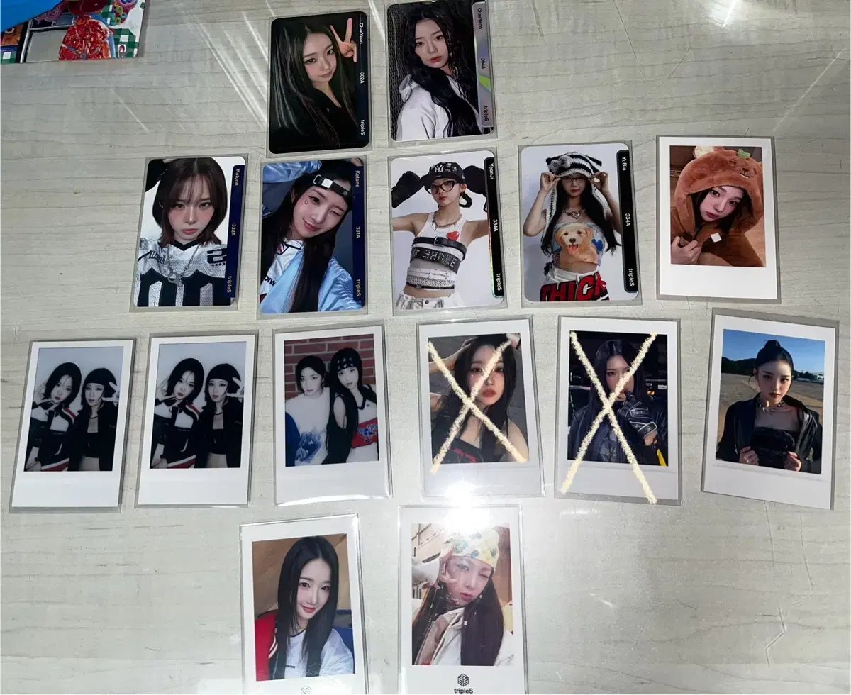 Price Slashed triples object,pola,photocard,postcard,image card