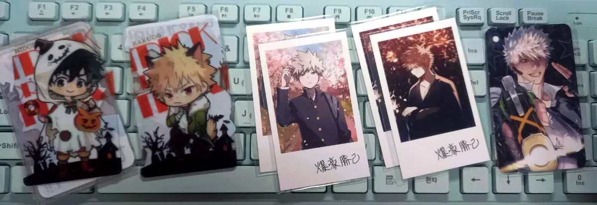 Midoriya Bakugo Shinka unofficial goods photocard