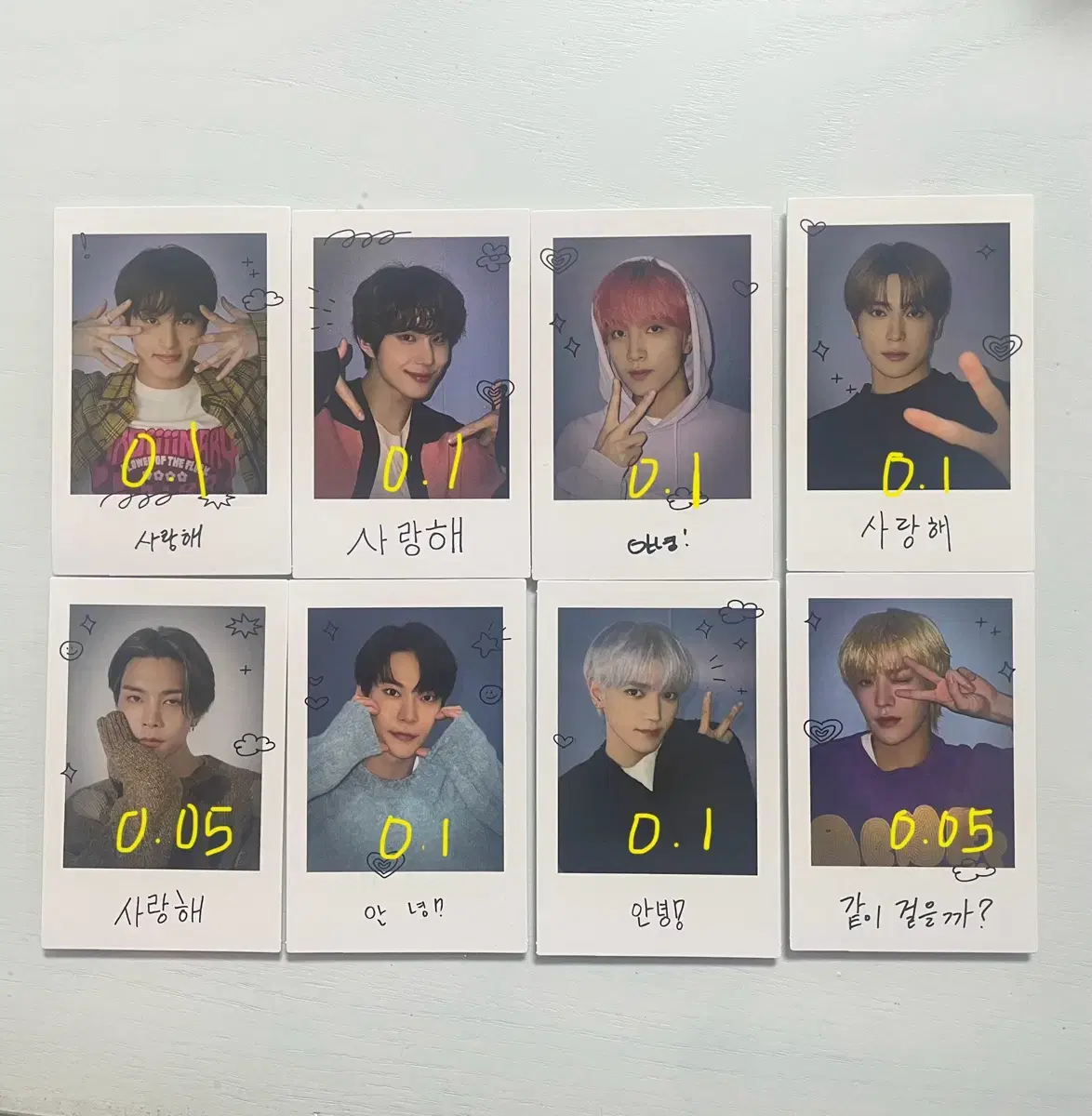 NCT 127 organization photocard exhibition polaroid