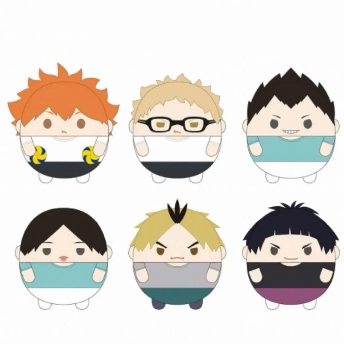 Haikyuu Fuwakoro Ring 9-shot Box Tool hinata Tsukishima Kunimi Goshiki Kindaichi