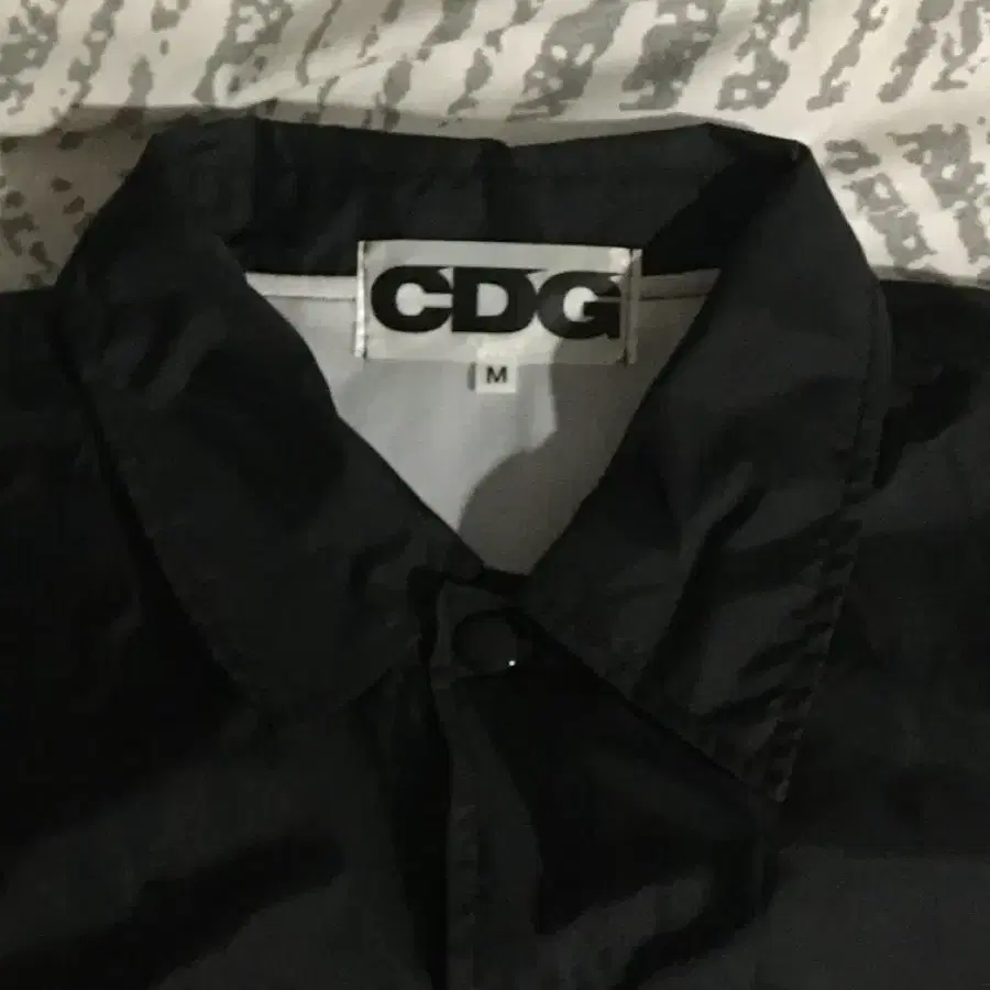 CDG Logo Coach Jacket Black M size