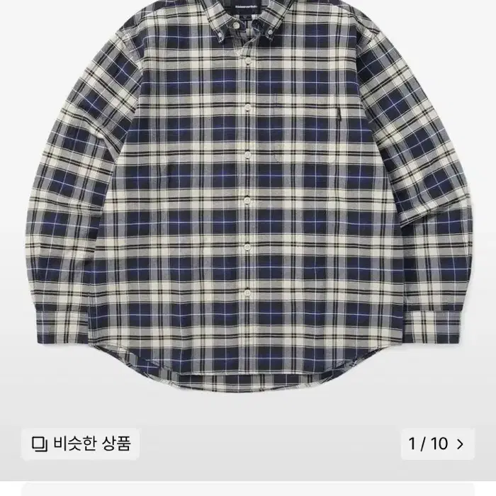 디스이즈네버댓 Plaid Shirt Navy L