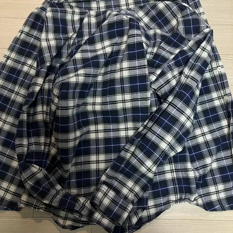 디스이즈네버댓 Plaid Shirt Navy L