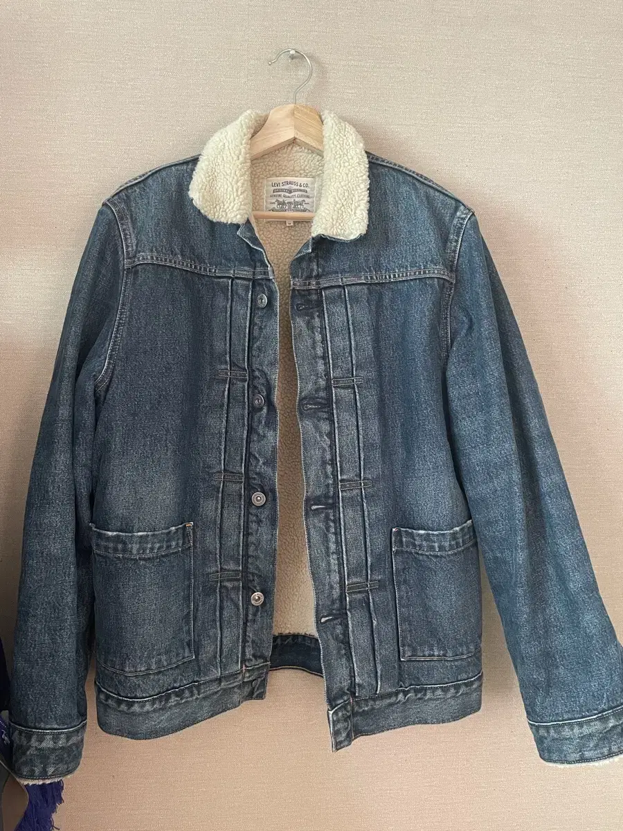 Original Levi's Fleece Jeans Jacket