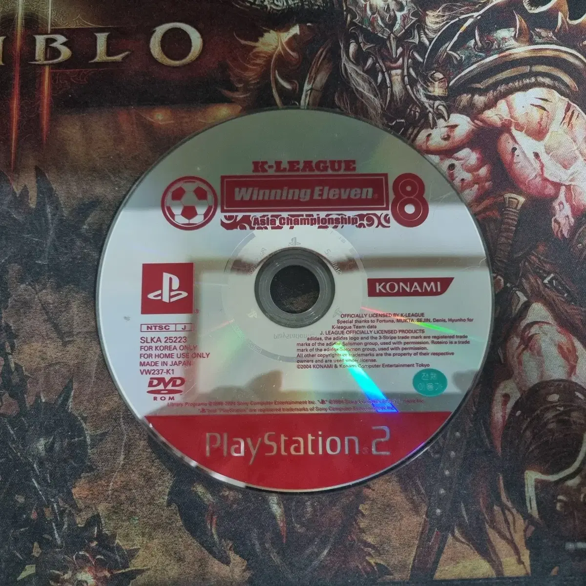 [중고] PS2 K리그 위닝일레븐8아시아챔피언쉽 정발(메뉴얼없음)