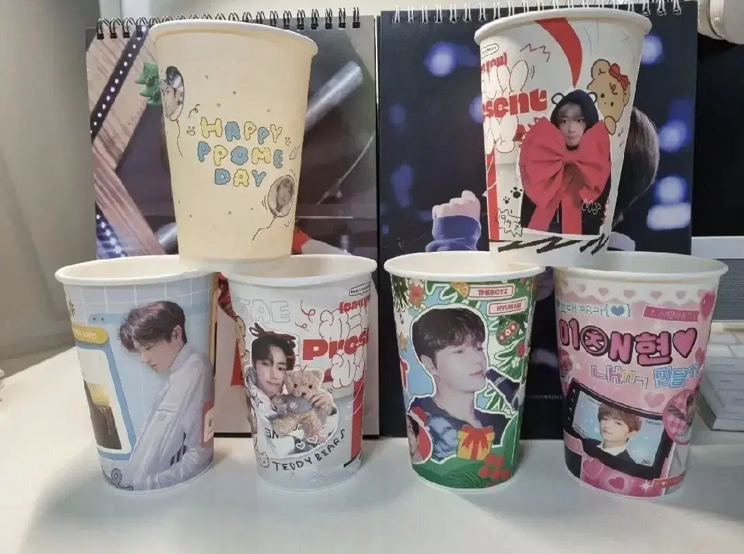 The Boyz hyunjae birthday cafe sanka cup holder