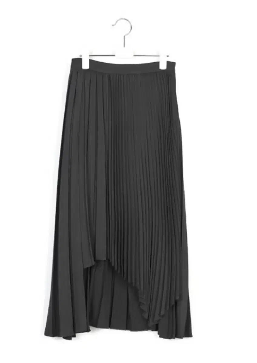 메종마레 UNBALANCED PLEATED SKIRT [GRAY]