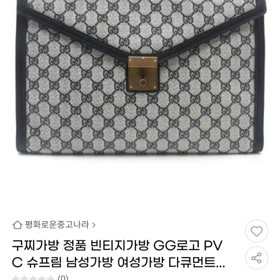 정품 구찌 GUCCI 슈프림 GG 모노그램 브리프케이스 서류가방