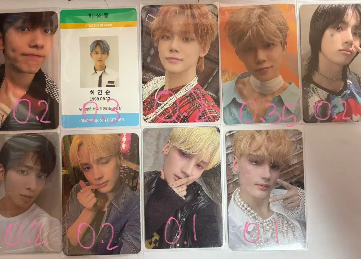 Sources) txt tomorrow x together yeonjun soobin beomgyu taehyun hueningkai photocard Sell