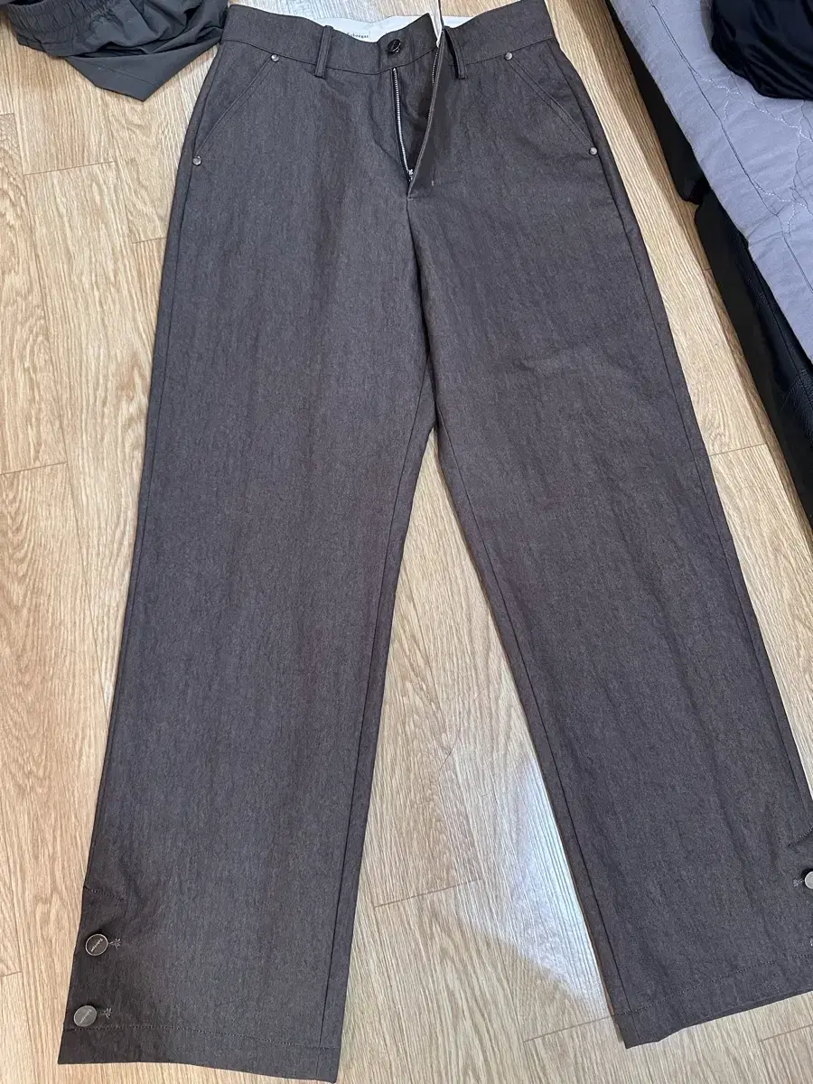 Fabregas Garment semi Wide-legged brown pants size 1