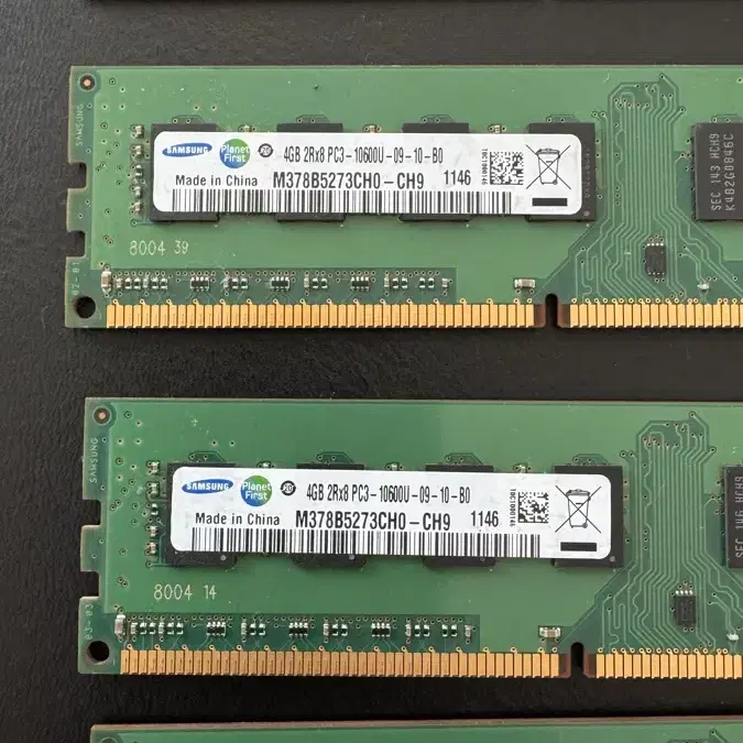 삼성 메모리 컴퓨터 디디알 램 RAM  4GB X 4 16GB